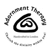 Adornment Therapy logo. Cherish the divinity within you! Handcrafted in London, UK